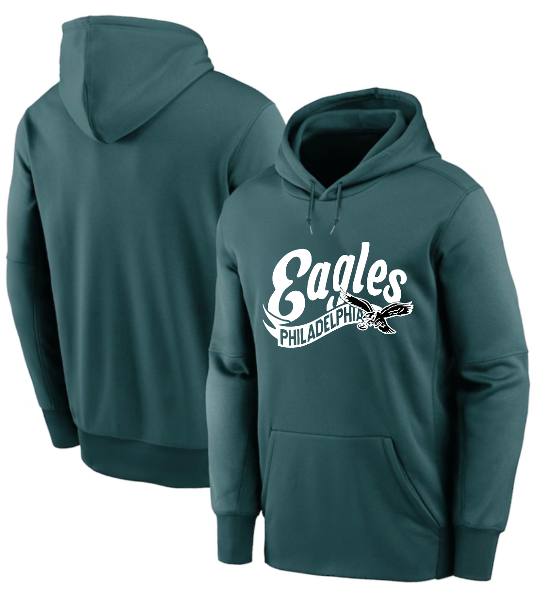 Men 2025 Philadelphia Eagles green hoodie style 9->philadelphia eagles->NFL Jersey